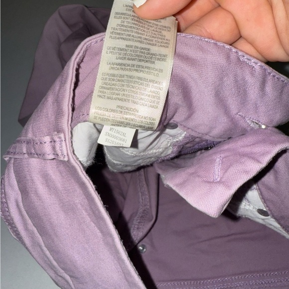 Seven 7 Tummyless Stretch Skinny Ankle Jeans Lavender Purple Size 4 - Picture 10 of 11